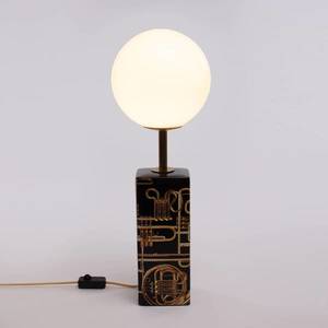 SELETTI Stolová LED lampa Toiletpaper s motívom trúbky vyobraziť