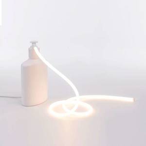 SELETTI Stolová LED lampa Daily Glow ako dávkovač mydla vyobraziť