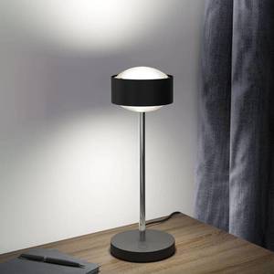 Top Light Puk! 120 Eye Table LED, šošovka matná čierna/chróm vyobraziť