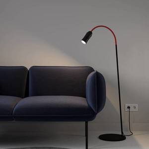 Top Light Neo! Floor LED lampa stmievateľná čierna/červená vyobraziť