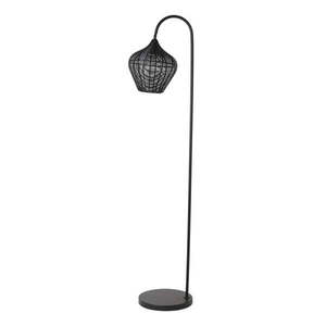 Čierna stojacia lampa (výška 160 cm) Alvaro - Light & Living vyobraziť