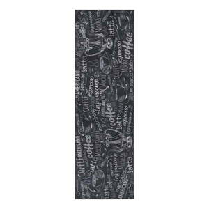 Čierny koberec behúň 50x150 cm Wild Coffee Board – Hanse Home vyobraziť