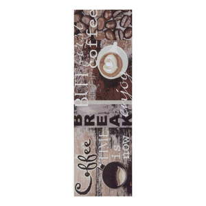 Hnedý koberec behúň 50x150 cm Enjoy Coffee Break – Hanse Home vyobraziť