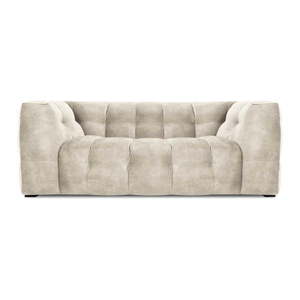 Béžová zamatová pohovka Windsor & Co Sofas Vesta, 208 cm vyobraziť