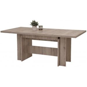 Rozkladací jedálenský stôl (5 šírok) Lia 160x90 cm, pieskový dub% vyobraziť