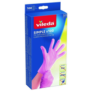 Vileda Simple rukavice S/M 100 ks vyobraziť
