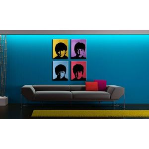 Ručne maľovaný POP Art obraz Beatles (POP ART obrazy) vyobraziť