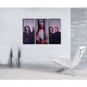 Ručne maľovaný POP Art obraz Marilyn Manson (POP ART obrazy) vyobraziť