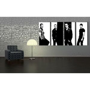 Ručne maľovaný POP Art obraz U2 in Black (POP ART obrazy) vyobraziť