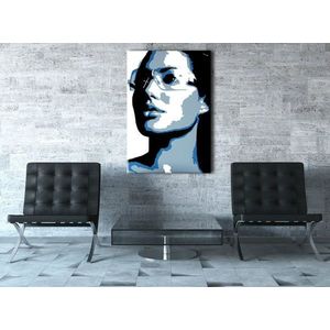 Ručne maľovaný POP Art obraz Angelina Jolie (POP ART obrazy) vyobraziť