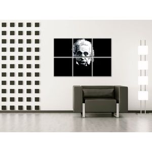 Ručne maľovaný POP Art obraz Einstein (POP ART obrazy) vyobraziť