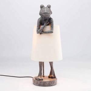 KARE KARE Stolná lampa Animal Frog sivá vyobraziť