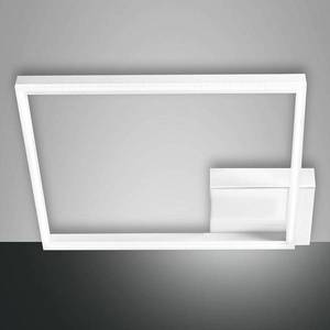 Fabas Luce Stropné LED svietidlo Bard 42x42cm 1-pl., biele vyobraziť