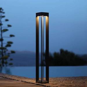 Les Jardins Solárna LED lampa Borne so snímačom, 90 cm, sivá vyobraziť