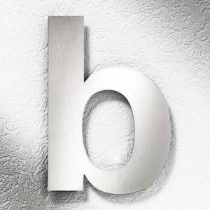 CMD Čísla domu z ušľachtilej ocele veľké – písmeno b vyobraziť