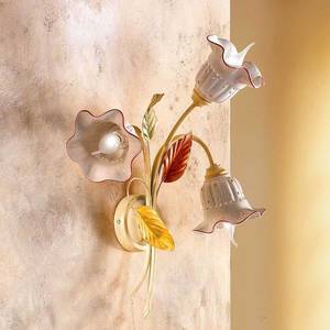 Ceramiche Nástenné svietidlo Flora vo florentínskom štýle vyobraziť