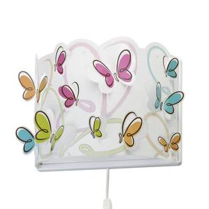 Dalber Detské nástenné svietidlo Butterfly s káblom a zástrčkou vyobraziť