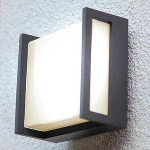 LUTEC Vonkajšie nástenné LED svietidlo Qubo, 14cm x 14cm vyobraziť