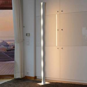 Eco-Light Stojaca LED lampa Wave, biela vyobraziť