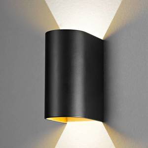 Egger Licht Nástenné LED svietidlo Feeling, čierno-zlaté vyobraziť