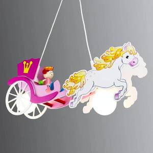 Elobra Závesná lampa Princezná s koňom a kočom vyobraziť