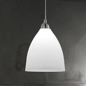 Fabas Luce Sklenená závesná lampa PROVENZA 27 cm biela vyobraziť