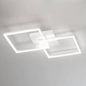 Fabas Luce Moderné stropné LED svietidlo Bard v bielej vyobraziť