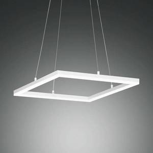Fabas Luce Závesné LED svietidlo Bard, 42 x 42 cm v bielej vyobraziť