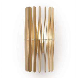 Fabbian Fabbian Stick drevené nástenné svietidlo valcovité vyobraziť
