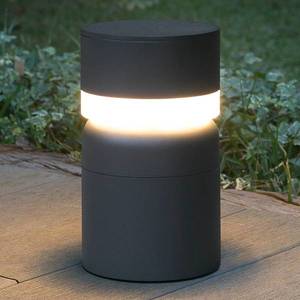 FARO BARCELONA Soklové LED svietidlo Sete, tmavosivé vyobraziť