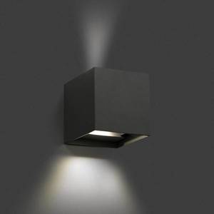 FARO BARCELONA Vonkajšie nástenné LED svietidlo Olan tmavosivé vyobraziť