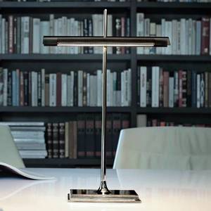 FLOS FLOS Goldman – stolná lampa s USB, dymová sivá vyobraziť