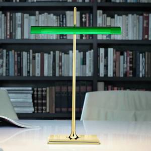 FLOS FLOS Goldman – stolná lampa s USB, zelená vyobraziť