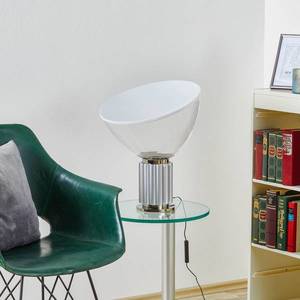 FLOS FLOS Taccia small – stolná LED lampa, hliník vyobraziť