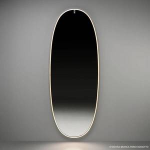 FLOS FLOS La Plus Belle LED nástenné zrkadlo bronz vyobraziť