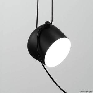 FLOS FLOS Aim Small LED závesná lampa, čierna vyobraziť
