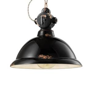 Ferroluce Závesná lampa C1710 z keramiky, čierna vyobraziť