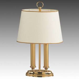 Knapstein Exkluzívna stolná lampa Queen mini, mosadz vyobraziť