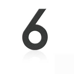 Heibi Čísla domu ušľachtilá oceľ číslica 6 sivá vyobraziť