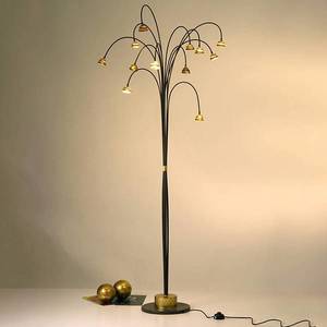 Holländer Stojaca LED lampa Fontaine hnedá-zlatá vyobraziť
