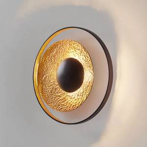 Holländer Nástenná lampa Satellite zlato-hnedá Ø 40 cm vyobraziť