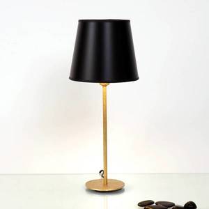 Holländer Stolná lampa Mattia s okrúhlym tienidlom v čiernej vyobraziť