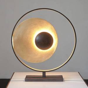 Holländer Stolová lampa Satellite zlato-hnedá, výška 58 vyobraziť