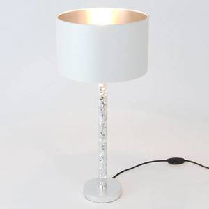 Holländer Stolová lampa Cancelliere Rotonda biela/strieborná 57 cm vyobraziť