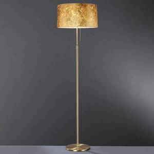 Hufnagel Vznešená stojaca lampa Loop povlak lístkové zlato vyobraziť