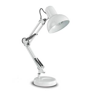Ideallux Stolná lampa Kelly s kĺbovým ramenom, E27, biela vyobraziť