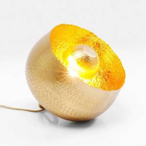 KARE KARE Apollon stolová lampa zlatá matná Ø 28 cm vyobraziť