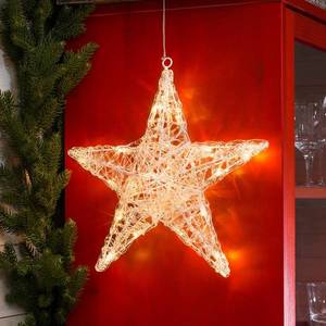 Konstsmide Christmas Päťcípa akrylová hviezda Ingar s LED vyobraziť