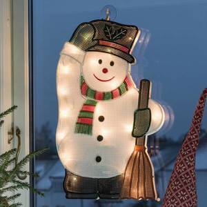 Konstsmide Christmas Vnútorný – okenný LED obraz Snehuliak vyobraziť