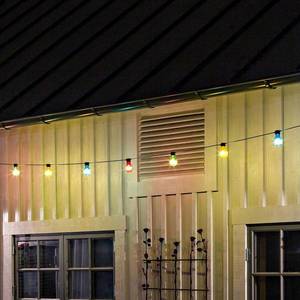 Konstsmide Christmas Pivné záhradné rozprávkové svetlá 10 farebných LED žiaroviek vyobraziť